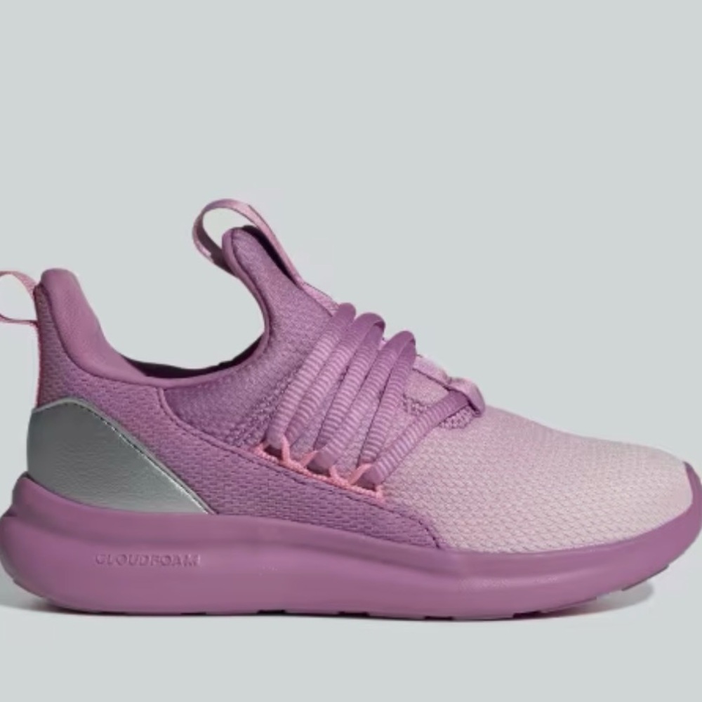 Women's Pink Knit Athletic Sneakers - Lightweight Comfort